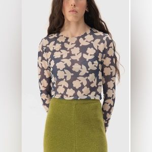 NWT Mundaka Sheer Tulle Shirt size M